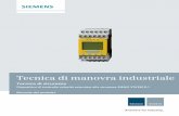 Tecnica di sicurezza - Siemens AG · sicurezza comprende di regola sensori, unità di controllo, dispositivi di segnalazione e criteri per la disinserzione sicura. Rientra nel campo
