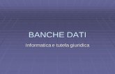 BANCHE DATI - - FAD · Tipi di banche dati banche dati a testo completo, anche denominate banche di informazione primaria o full text o source database; banche dati di riferimenti