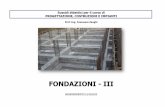 FONDAZIONI - III - profzanghi.weebly.comprofzanghi.weebly.com/uploads/9/0/0/4/9004706/fondazioni_3.pdf · Progetto strutturale di una trave rovescia Alle travi di fondazioni continue