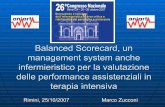 Balanced Scorecard, un management system anche ... scorecard.pdf · Le performance infermieristiche Sono l’insieme degli interventi infermieristici rappresentativi della complessità