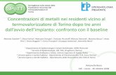 Presentazione di PowerPoint · alle emissioni dell’inceneritore di Torino Descrivere i risultati del confronto delle misurazioni di metalli effettuate prima dell'entrata in funzione