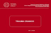 TRAUMA CRANICO cranico.pdf · Corso di Laurea in Medicina e Chirugia Trauma cranico Corso Integrato di Pediatria Generale e Specialistica Definizione Spandimento di sangue nello