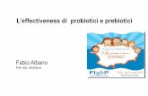 L’effectiveness di probiotici e prebiotici - FIMP Napoli FIMP 2016... · ALIMENTI FUNZIONALI PROBIOTICI I più comuni sono Lactobacillus, Bifidobacterium e Saccharomyces boulardii