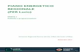 PIANO ENERGETICO REGIONALE (PER Lazio) · Piano Energetico Regionale – Parte 3 Politiche e programmazione Lazio Innova – Fondi ESI e Assistenza tecnica 3 Indice figure Figura