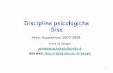 Discipline psicologiche Siss - LARALgral.ip.rm.cnr.it/borghi/SISS1-2007-08-mem.pdf · Metodi di studio A. PQ4R: preview (scorrere il testo), question (porsi domande), read (leggere),