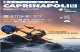 Senza titolo-1 - Capri Napoli · Per la seconda Volta, l'evento assegnerà il troteo "Giulio Travaglio" destinato al miglior tahano in gara, istituito 10 scorso anno per celebrare