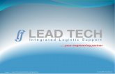 your engineering partner - leadtech.it · CRESCITA AZIENDALE . Le attività della Lead Tech, partite nel 1994, hanno riscontrato negli anni una crescita lineare e costante sia in