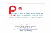 Lâ€™INTERNAZIONALIZZAZIONE DELLE IMPRESE - unito.it .di internazionalizzazione ... Strategia Marketing