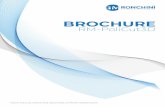 BROCHURE - ronchinimassimo.com · Piano di appoggio in laminato 8 mm rinforzato Catene snodate per il raccoglimento e distribuzione dei cavi 230 Vac 50Hz 16A 6. 7 RM-POLICUT3D 1300