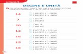 DECINE E UNIT€ - Rizzoli  .16 1 decina e 6 unit€ 6 decine e 1 unit