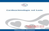 Cardioaritmologia nel Lazio - web.aimgroupinternational.comweb.aimgroupinternational.com/2018/cardio/cardioaritmologia2018... · Paola Buccolini, Luca Santini, Valentina Schirripa,