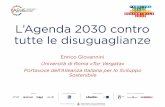 L’Agenda 2030 contro tutte le disuguaglianze - asvis.itasvis.it/public/asvis/files/Presentazione_MIUR.pdf · Portavoce dell’Alleanza Italiana per lo Sviluppo Sostenibile . L’Agenda