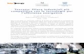 Toscana: filiere industriali più competitive con le tecnologie per l’efficienza ... · 2015-07-02 · l’efficienza energetica 16 luglio 2015, Firenze ... Tecnologie ma anche