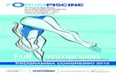 PROGRAMMA CONGRESSO 2012 · 2012-02-06 · Il Salone italiano delle piscine e delle spa è in programma in Fiera a ... accessori e servizi per l’industria della piscina e delle