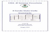 Il Fondo Stato Civile Inventario - sommavesuviana.info · Questo lavoro nasce con l’obiettivo di fornire all’Archivio Storico cittadino un inventario definitivo del Fondo Stato