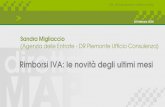 Sandra Migliaccio (Agenzia delle Entrate - DR Piemonte ... · IVA 2016 o, in caso di presentazione della dichiarazione unificata, il quadro RX, Sezione III, di Unico 2016. Le società