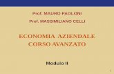 ECONOMIA AZIENDALE CORSO AVANZATO - disa.uniroma3.itdisa.uniroma3.it/wp-content/uploads/2018/09/Economia-Aziendale-CA... · 1 ECONOMIA AZIENDALE CORSO AVANZATO Prof. MAURO PAOLONI