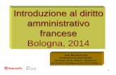 Introduzione al diritto amministrativo francese Bologna, .1 Introduzione al diritto amministrativo