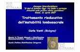 Carla Vanti ((g)Bologna) - AIFI Liguria · co-contrazione dei muscoli Aumentare il tempo di tenuta della co-Effettuare la co-contrazione nelle diverse posture 10 sec di contrazione