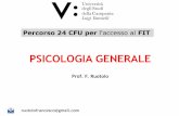 PSICOLOGIA GENERALE - psicologia.unina2.it · Materiale d’esame Per 6 CFU: 1. Slides corso (pubblicate entro 10/15 gg); 2. Letture consigliate (non obbligatoria ai fini dell'esame):-Psicologia