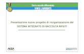 Presentazione nuovo progetto di riorganizzazione del ..._DI_VIGONE... · •RACCOLTA PORTA A PORTA (190 Comuni di cui 7 attivati ... Imballaggi Plastica/Metalli ... 2009_ECO PUNTI