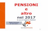 PENSIONI e altro - Futuro Pensione · sostegno al reddito finalizzato ... percepite dagli orfani, concorrono al formazione del reddito Irpef, per la parte eccedente 1.000 euro. La