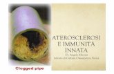 Aterosclerosi e immunità innata copia - omeoweb.comomeoweb.com/wordpress/wp-content/uploads/2016/06/Aterosclerosi_e... · influenzate dalla risposta immunitaria, sia innata, sia