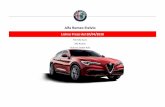 FCA Italy S.p.A. Alfa Romeo Business Center Italy · Lavafari Lavafari Cristalli posteriori oscurati Pinze ... Sensore Pioggia Sensore Pioggia Parabrezza atermico a infrarossi Telecamera