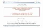 Marco De Min Direzione Mercati Unità Produzione di energia ... · C. documento di consultazione GSE: regole applicative per la presentazione della richiesta e il conseguimento della