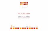 PROGRAMMA - Forum Terzo · PDF file14.15 SALA LEUCOSYA Gaia Peruzzi (Sapienza Università di Roma) Josella Porto (sceneggiatrice) ... Leonardo Becchetti, Università di Torvergata;