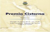 OPUSCOLO Premio 2015 10marzo - Comune di Cisterna di Latina · Quirino Mancini Romeo Murri Piefrancesco Paliani Marzio Setini Mauro Nasi (Segretario) 6 . 7 ... di formaggi e latticini