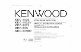 KDC-2092RKDC-306KDC-3021KDC-4021VKDC-4021 - … · 2015-05-20 · Preselezione del tipo di programma ... (BEEP) Regolazione manuale dell'orologio Sincronizzazione dell'orologio ...