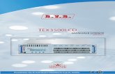 TEX3500LCD - R.V.R. Elettronica · TEX3500LCD Manuale Utente Re. .0 0 i DITTEG3 - Rev. 1.0 - 07/07/2016 ... 3.1 Trattamento degli shock elettrici 2 3.2 Trattamento delle ustioni elettriche