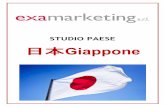 STUDIO PAESE 日本Giappone - it.examarketing.comit.examarketing.com/.../uploads/2015/07/Scheda-Paese-Giappone.pdf · Il Giappone rappresenta, in termini di PIL, la terza potenza