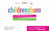 1 maggio - 31 ottobre 2015 - Childrenshare Mubachildrenshare.muba.it/wp-content/uploads/2015/04/Childrenshare... · 1 maggio - 31 ottobre 2015 Un programma di progetti per i bambini
