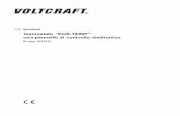 Istruzioni Termostato “ECB-1000P” con pannello di ... file3 1. Introduzione Gentile Cliente, La ringraziamo per aver acquistato un prodotto Voltcraft®. È un'ottima scelta. Il