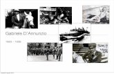 Gabriele D’Annunzio - libroblog.altervista.orglibroblog.altervista.org/wp-content/uploads/2014/04/10_DAnnunzio.pdf · Gabriele D’Annunzio 1863 - 1938 ... Le tecniche espressive