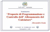 A.I.A.C. Arezzo Seminario Proposte di Programmazione e ... · LUNEDI’ 03 FEBBRAIO 2014 Sansepolcro (AR)..A.I.A.C. Arezzo Seminario “Proposte di Programmazione e Proposte di Programmazione
