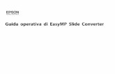 Guida operativa di EasyMP Slide Converter - ceconet.ch fileConovneisre aet drdtia ue Pnl iofwePrno ati uno cseonair ... la presentazione utilizzando una delle funzioni del proiettore,