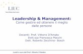 LEADERSHIP MANAGEMENT Parte2 - My LIUCmy.liuc.it/MatSup/2017/A86049/LEADERSHIP MANAGEMENT_Parte2.pdf · Leadership situazionale. Lucidi a cura del Prof. Vittorio D'Amato MATURITA’: