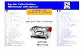 Espresso Coffee Machines Macchine per caffè espressorosito-bisani.com/img/manuals/tecnica-spare-parts.pdf · HS-HT-HG 2-3 GROUPS Spare Parts / Parti di Ricambio TAV 1 – BodyStylingTetide