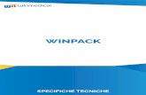 WINPACK - winmedical.com · Risoluzione 1 mm Hg Frequenza di Aggiornamento 1 Hz Avvisi Necessità di calibrazione, dato non valido ... Sdraiato sul fianco sx Sdraiato sul fianco dx