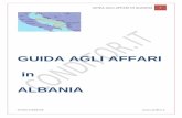 GUIDA AGLI AFFARI IN ALBANIA - Consulenza aziendale ... ALBANIA - 2.pdf · una compagnia albanese il cui costo medio, per una autovettura per 15 giorni, è di circa 50 Euro. ... I