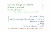 Elementi di sociologia - archivio.formazione.unimib.it · Bagnasco, Barbagli, Cavalli (2004) Elementi di sociologia Il Mulino, Bologna. “Controllo sociale, devianza e criminalità”