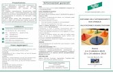 Presentazione Informazioni generali · Master “ Psicomotricità educativa e preventiva ” (Dipartimento Scienze dell’Educazione dell’Università di Bologna) ed al Master Universitario