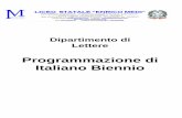 Programmazione di Italiano Biennio - win.liceomedivr.gov.itwin.liceomedivr.gov.it/programmi/asp/database/doc/letb.pdf · - Promessi Sposi (almeno 15 capitoli) ... - Elaborare scritti