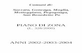 PIANO DI ZONA - aslmn.net · STRUTTURA ORGANIZZATIVA PER LA FORMAZIONE DEL PIANO DI ZONA Secondo quanto disposto dalla Legge n. 328/2000 e dalla deliberazione di Giunta Regionale