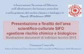 scientifico-culturale SIFO «gestione rischio chimico e ... · MARINOZZI ANDREA (Ospedali Riuniti Ancona) Il Farmacista del Servizio Sanitario Nazionale ha una funzione chiave nella