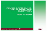 PIANO CAPITOLINO DELLA MOBILITA’ ELETTRICA 2017 – 2020 MOB ELETTRICA... · di punti di ricarica accessibili al pubblico in modo da garantire che i veicoli elettrici circolino