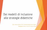 Dai modelli di inclusione alle strategie didattiche · Dai modelli di inclusione alle strategie didattiche Dott. Alfonso Gentile, Ph.D. Università degli studi di Napoli, ... immagini